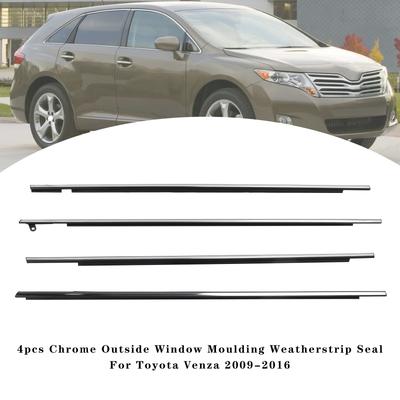 4 шт. Хромированные наружные молдинги окон, уплотнители для Toyota Venza 2009-2016