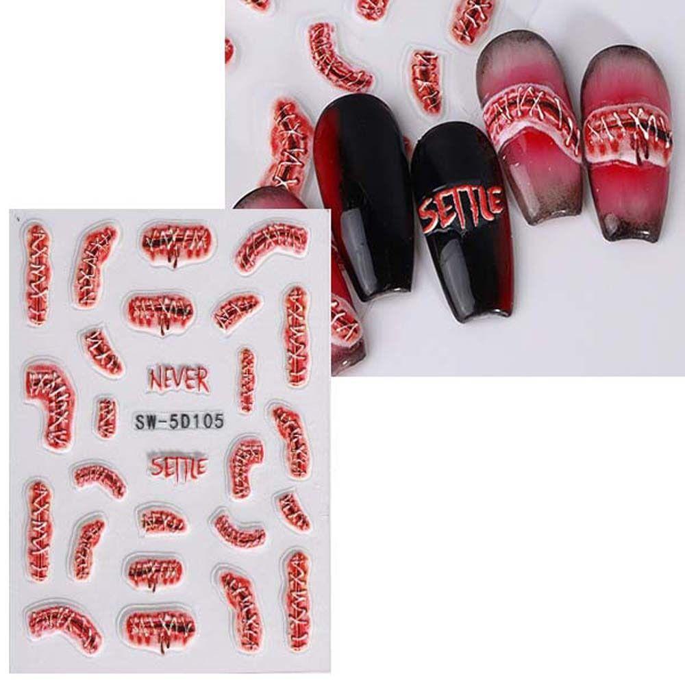 Хэллоуинские наклейки для ногтей с бабочками, рисунок привидения и черепа, хэллоуинские наклейки для ногтей, смешные, для девочек/леди