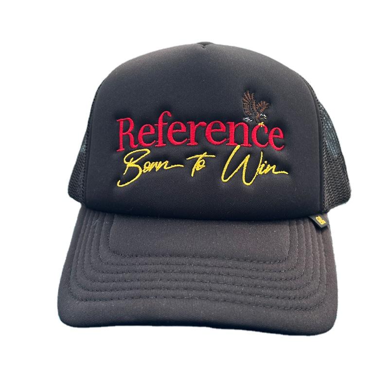 Custom High Quality Embroidery Trucker Hats Plain Foam Trucker Caps Breathable Hat Embroidery Foam Hats