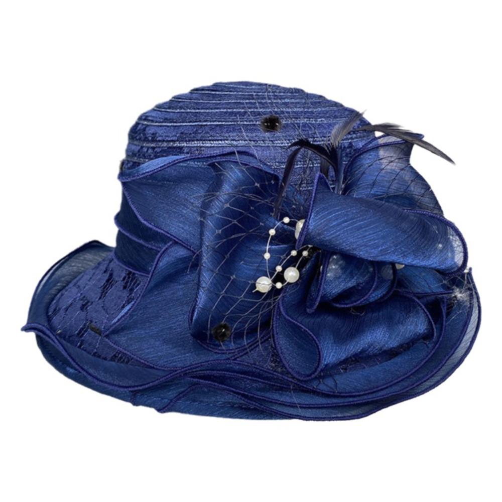 Breathable Sun Cap Wide Brim Millinery Church Hat Fashion Accessory Bucket Hats Outdoor Travel
