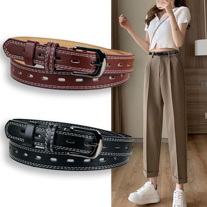 Fashion Womens Hollowout Belt With Pin Buckle For Casual Office Wear