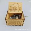 Hand-Cranked Wooden Music Box Festival Gift for Friends