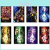 Роскошный плакат героя Marvel из шелковой ткани для декора спальни и кабинета