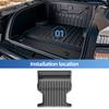 Для GMC Hummer EV 2025-2025 автомобильные передние и задние коврики в багажник грузовика коврик TPE 3D всесезонная защита черный