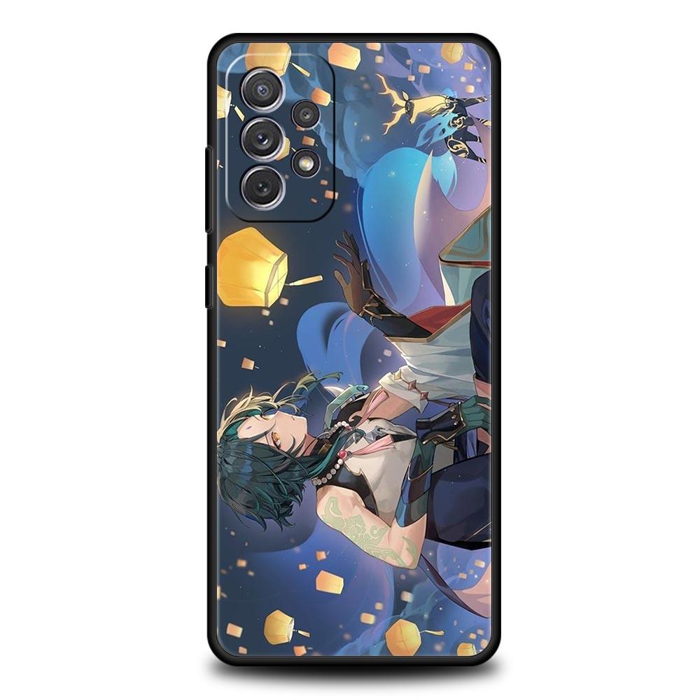 Чехол для телефона Genshin Impact для Samsung Galaxy A13 A51 A71 A41 A31 A21S A11 A01 A03S A12 A32 A52 A22 A23 A33 A53 A73 5G Мягкий чехол