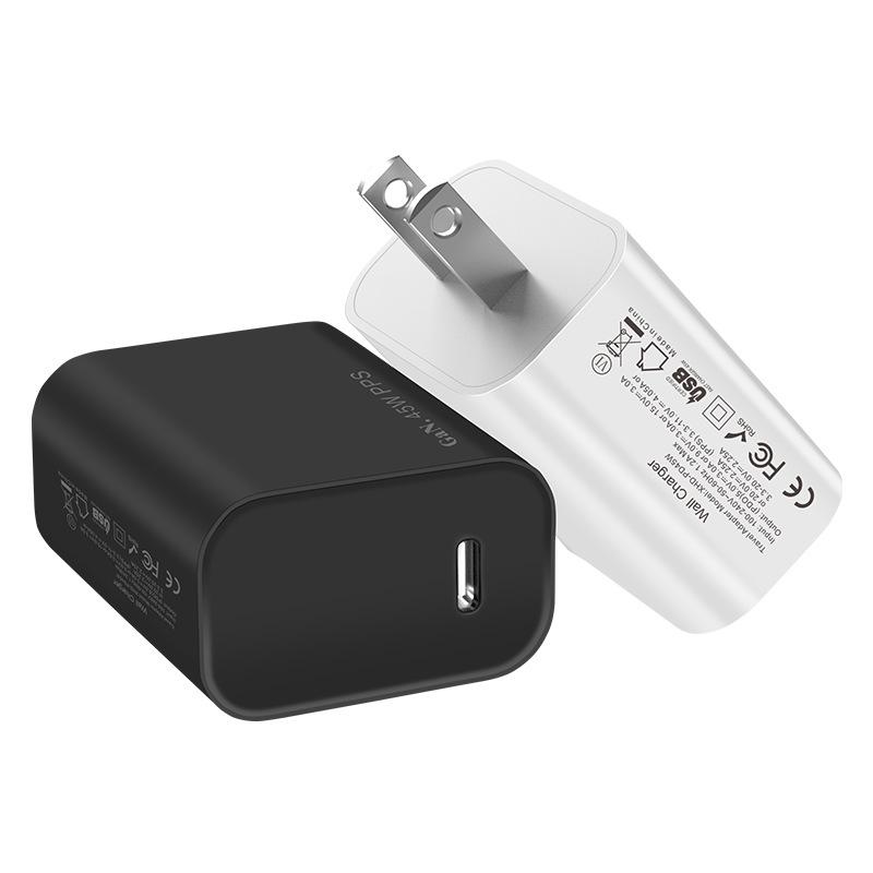 Зарядное устройство GaN 45 Вт подходит для зарядного устройства Samsung S22s21s20note10 Apple 16 Зарядное устройство 45 Вт Правила США