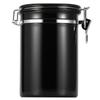 Герметичный резервуар из нержавеющей стали, влагостойкий, для хранения кофейных зерен и чая с откачкой воздуха