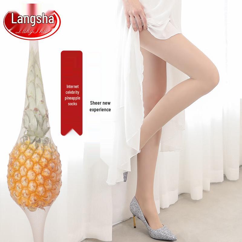 LANGSHA Женские прозрачные колготки, устойчивые к зацепкам