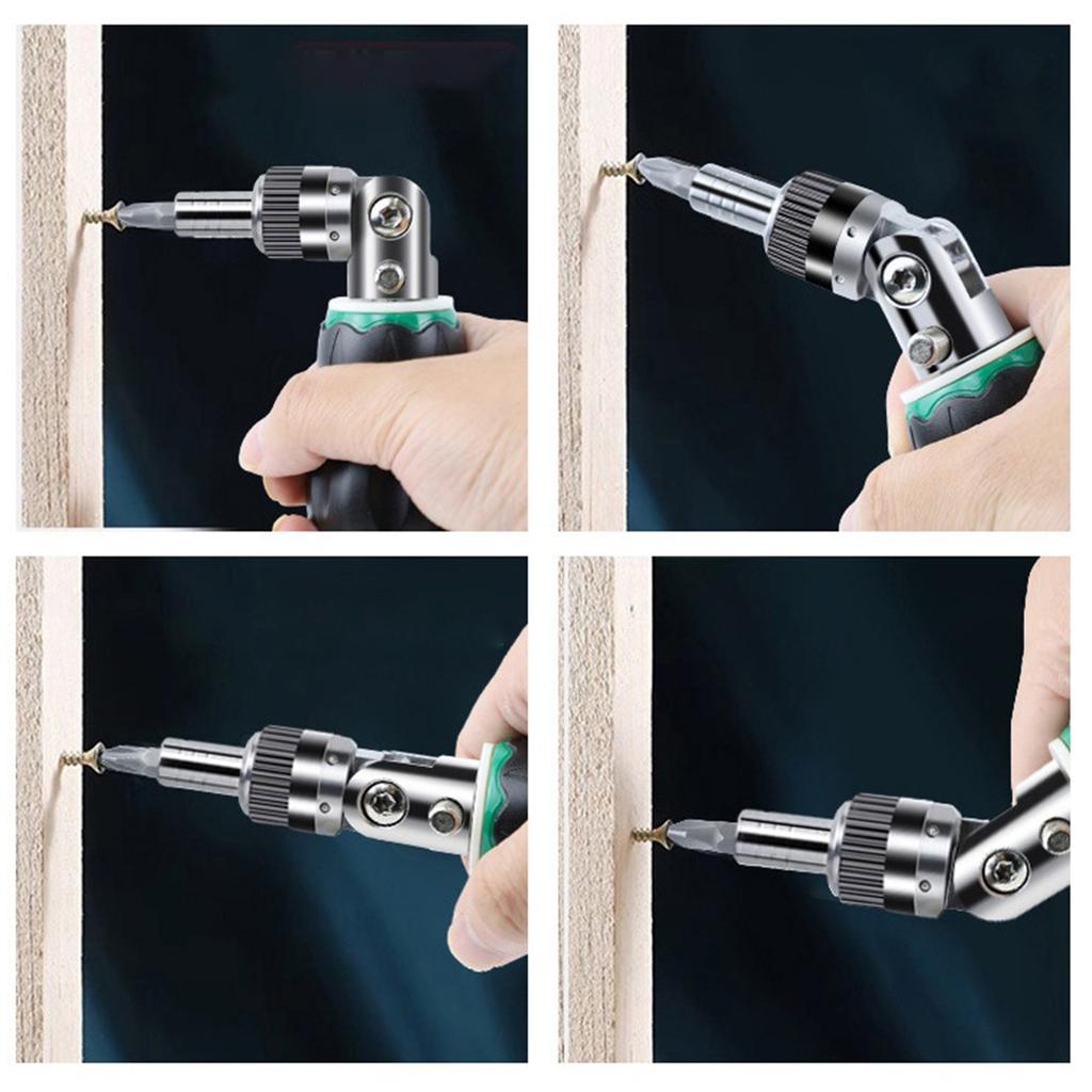 Многофункциональный набор отверток с трещоткой и магнитными битами из легированной стали S2 для различных профессиональных задач по ремонту и сборке дома