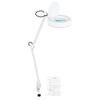 8X LED Cold Light Magnifier Lamp ClipOn Embroidery Carving Lamp White
