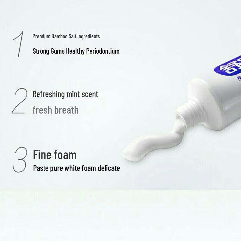 Saky Bamboo Crystal Salt Anti-Cavity Whitening Toothpaste
