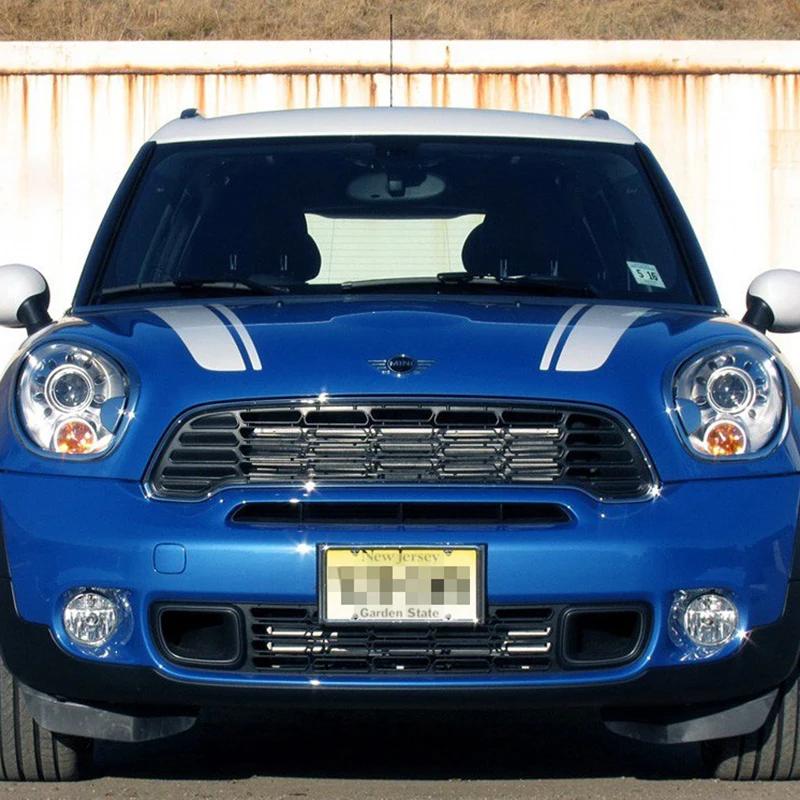 Стайлинг автомобиля Наклейки на капот Полосы на капот Декаль Для MINI Cooper One S JCW Countryman Clubman R55 R60 R61 F54 F55 F56 Автоаксессуары