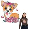 Summer Stickers On The Fabric Hot Tear DIY New Design T-Shirt Dresses Thermal Transfer Iron On Transfer Cute Dog