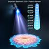 50W LED Logo GOBO Projector Light IP67 Waterproof Advertising Light with Remote Control Rotational Welcome Sign Projector