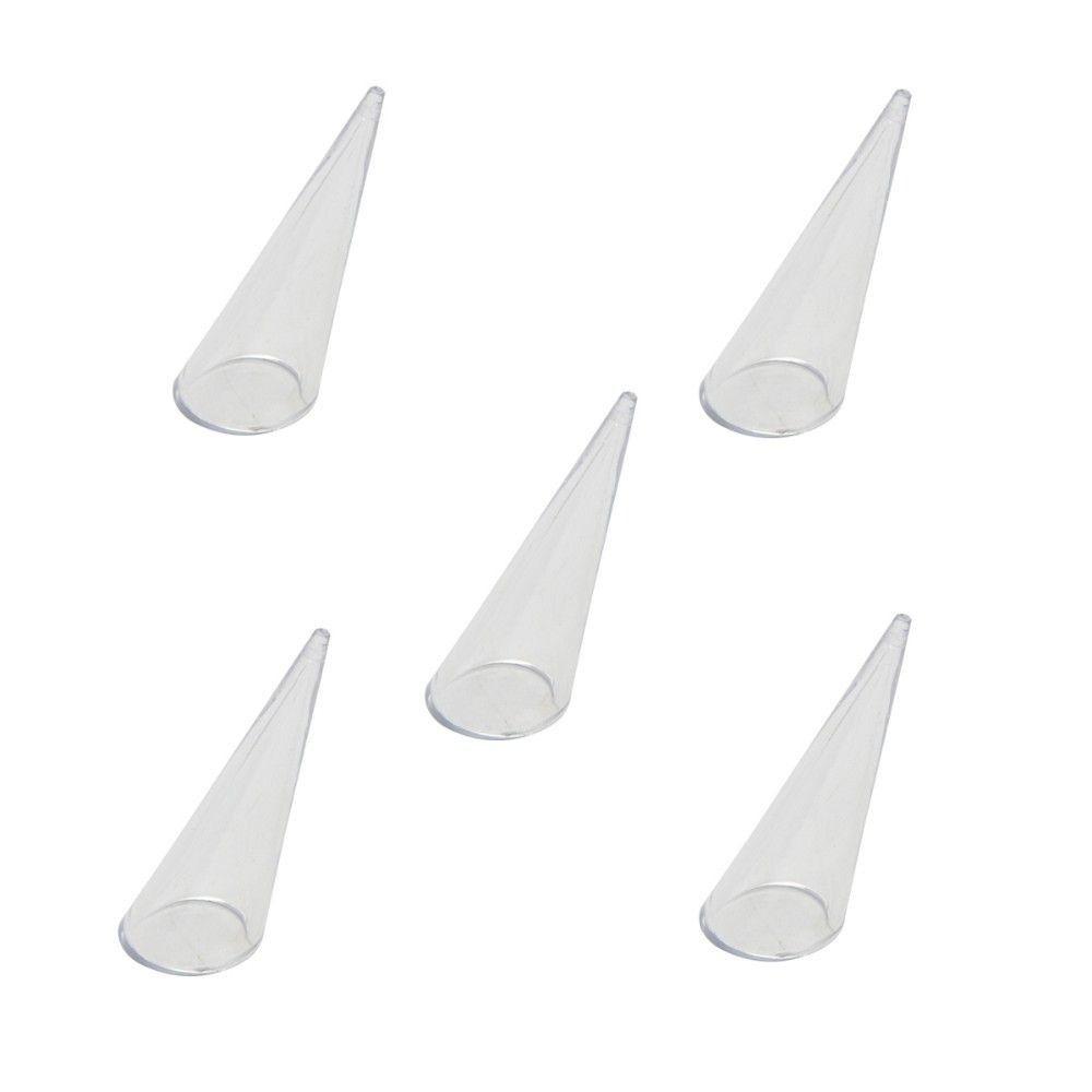 Органайзер для сережек, полка для колец, акриловый конусный держатель колец, выставочный стенд для ювелирных изделий