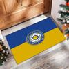 Ковер из хрустального бархата с принтом футбольного клуба Leeds United, Удобный, Впитывающий влагу, Нескользящий, Для помещений