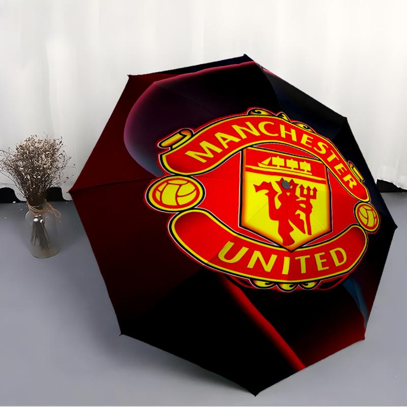 1pc M-manchester Umbrella, Sun Protection, And UV Shielding. It Has Eight Sturdy Ribs for Outdoor Use And Perfect As a Holiday Gift