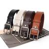 Summer City Style Pu Leather Belt For Women Men Casual Fashion Waistband With Geometric Design