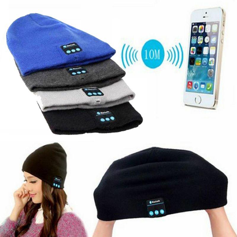 Ультра-удобная шапка-бини с Bluetooth-подключением и встроенным динамиком-микрофоном