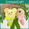 Ice Whimsical Plush Cream Bear Doll Keychain Soft Plush Toy For Kids And Collectors