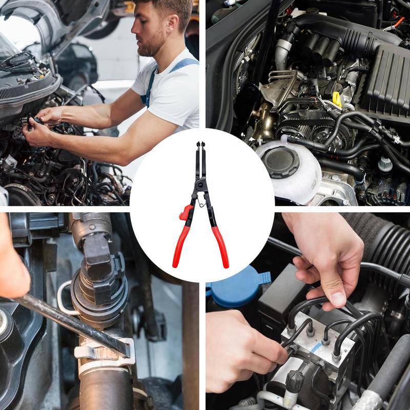 Снятие резинового держателя выхлопной трубы Плоскогубцы для снятия хомута выхлопной трубы автомобиля Обратные плоскогубцы Автомобильные инструменты