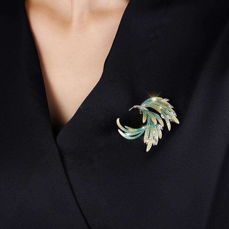 Senior Brooches Flower Leaf Brooch Pins for Women Suit Pendant Fashion Brooches Jewelry