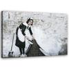 Canvas Print Banksy Maid Street Art