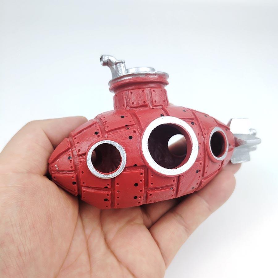 Resin Submarine Ornaments Fish Shrimp Shelter Cave Landscaping Accessories for Aquarium Fish Tank Decorations