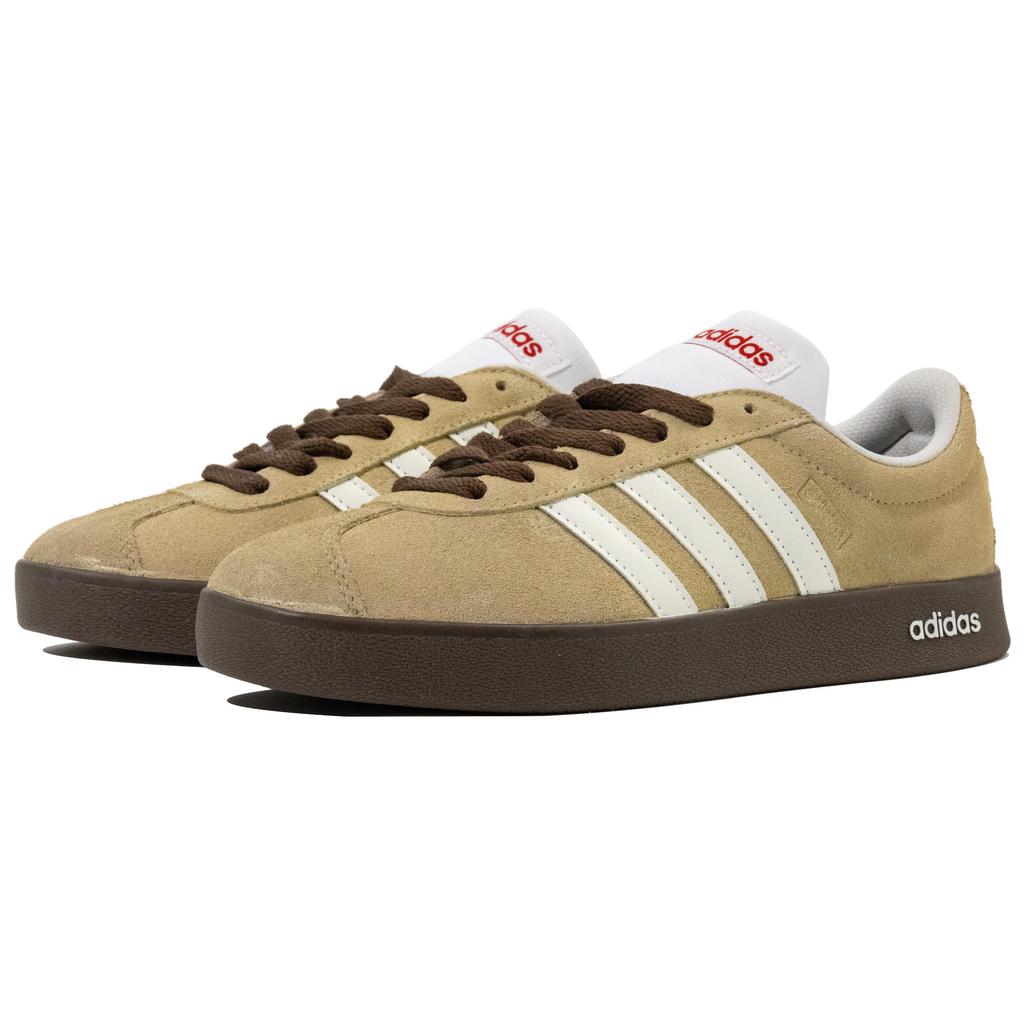 Adidas VL COURT 2.0 Cushioning Low top Skateboard Shoes Unisex Linen HQ1802(TeamK-)