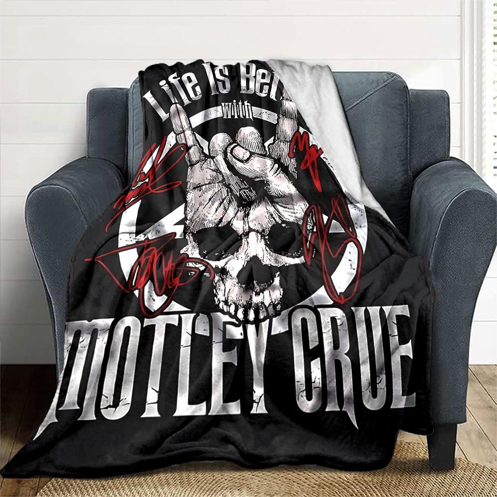 1pc dragon guitarThemed Blanket Soft Flannel All Season Cozy Throw with Bold Graphic Print, Travel, or Holiday Gift for Family & Friends