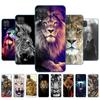 For Samsung A12 Case Soft Silicon Tpu Back Phone Cover On Samsung Galaxy A12 GalaxyA12 A 12 SM-A125F A125 Bumper Wolf Tiger Lion