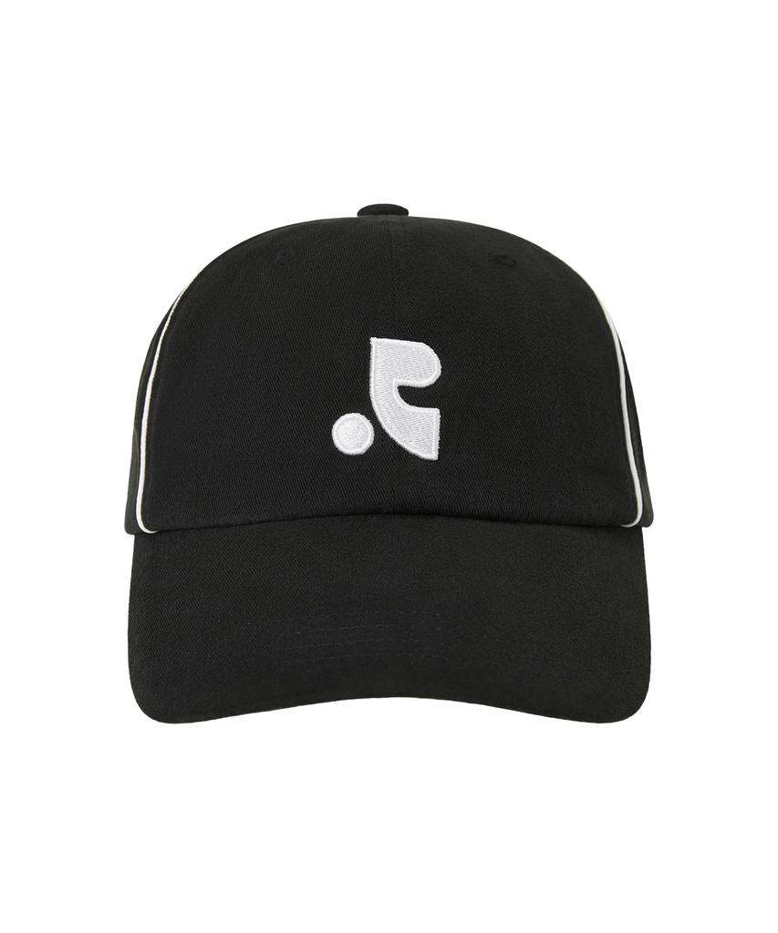 REST&RECREATION Piping Logo Ball Cap - Black