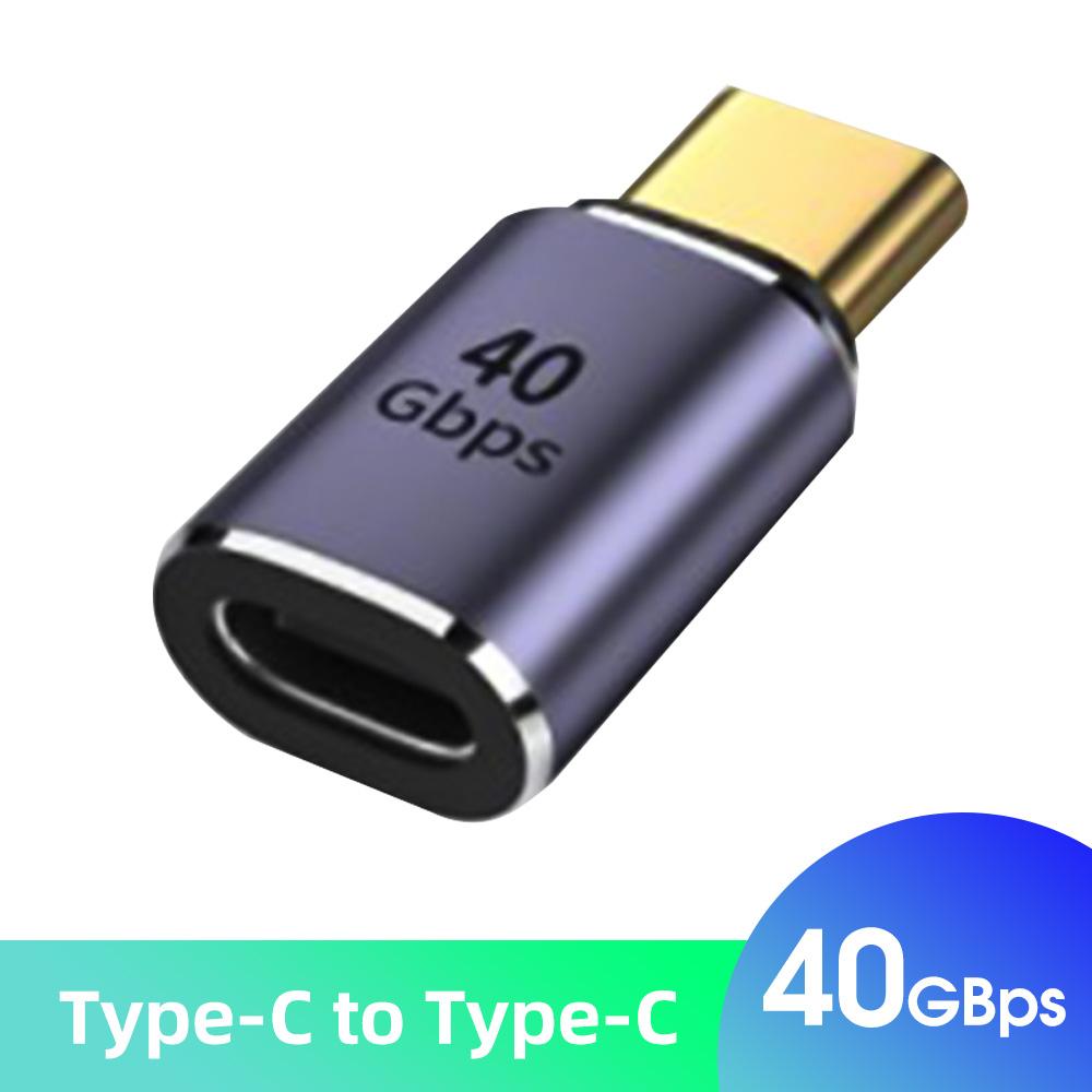 FONKEN Адаптер кабеля для передачи данных Type-C, адаптер для зарядки локтя 40 ГБ для мобильного телефона Thunderbolt3, адаптер USB C к C