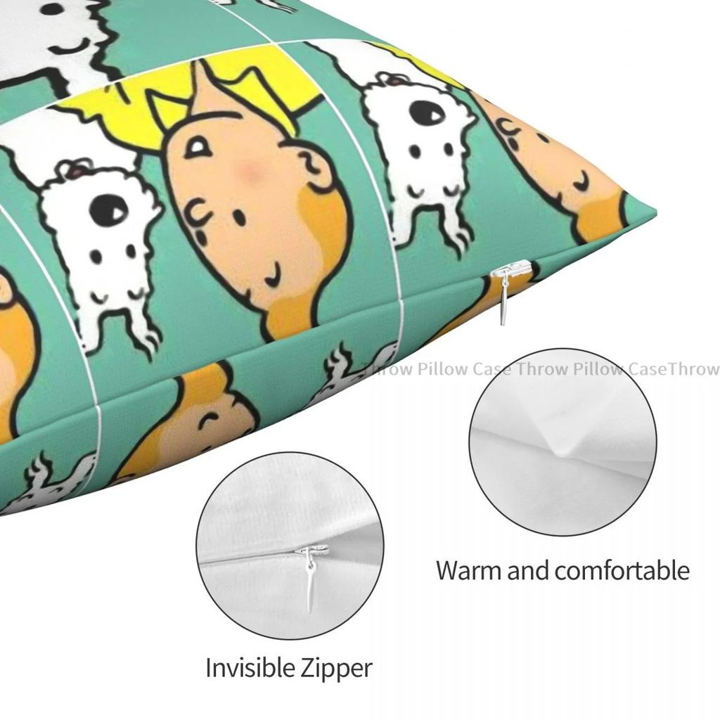 Подушка Dog Cojines Throw Чехол Adventures of TinT Подушка Home Sofa Chair Print Декоративная Coussin