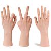 Realistic Silicone Life Size Female Model Hand Silicone Hand for Acrylic Nails Showing Jewelry Nail Art Practice Art Collection with Nails