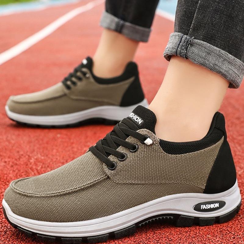 Новая Мода Мужская Обувь Модные Повседневные Кроссовки Уличные Нескользящие Прогулочные Туфли на Плоской Подошве На Шнуровке Вулканизированная Обувь для Мужчин Hombre