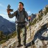 Metal Construction Outdoor Compass Waterproof Camping Compass Portable Professional Compass  Hiking
