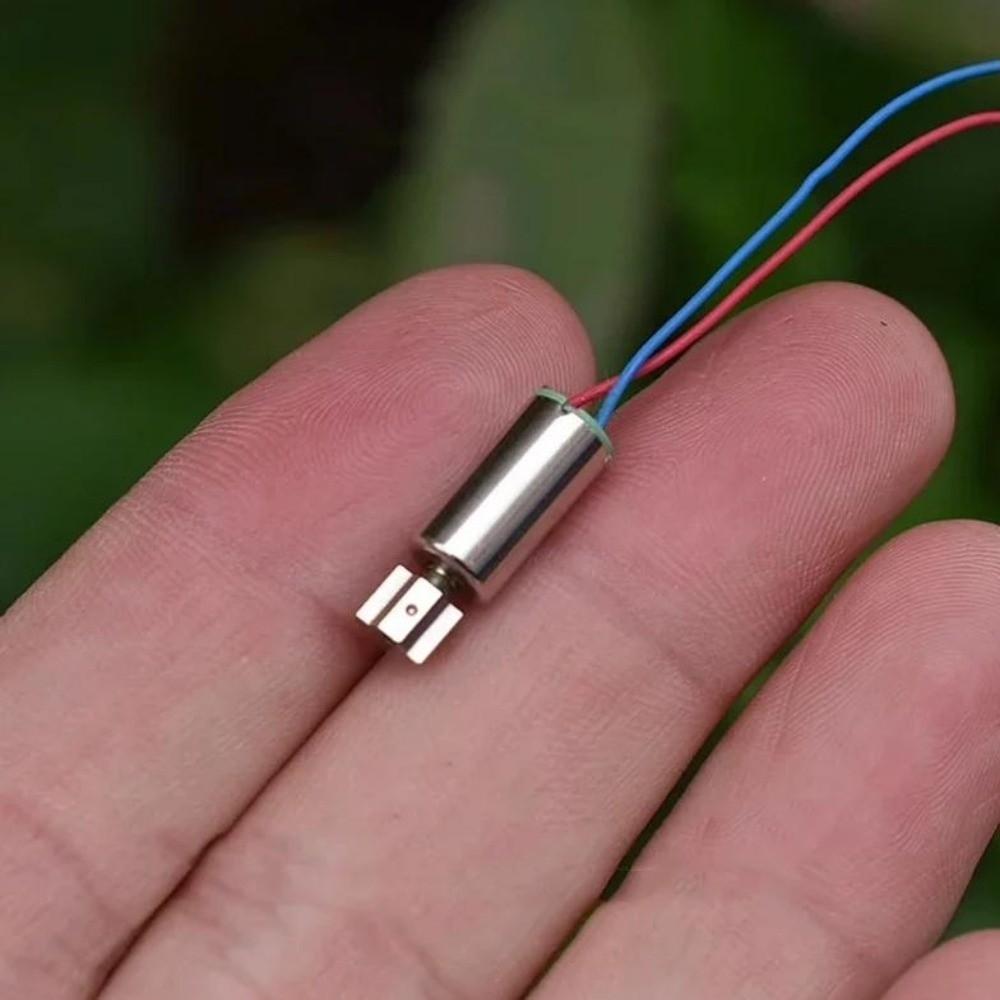 2pcs/set 6mm*12mm Tiny Coreless Vibration Motor Mini Vibrator Motor DIY Toothbrush Toy Massager