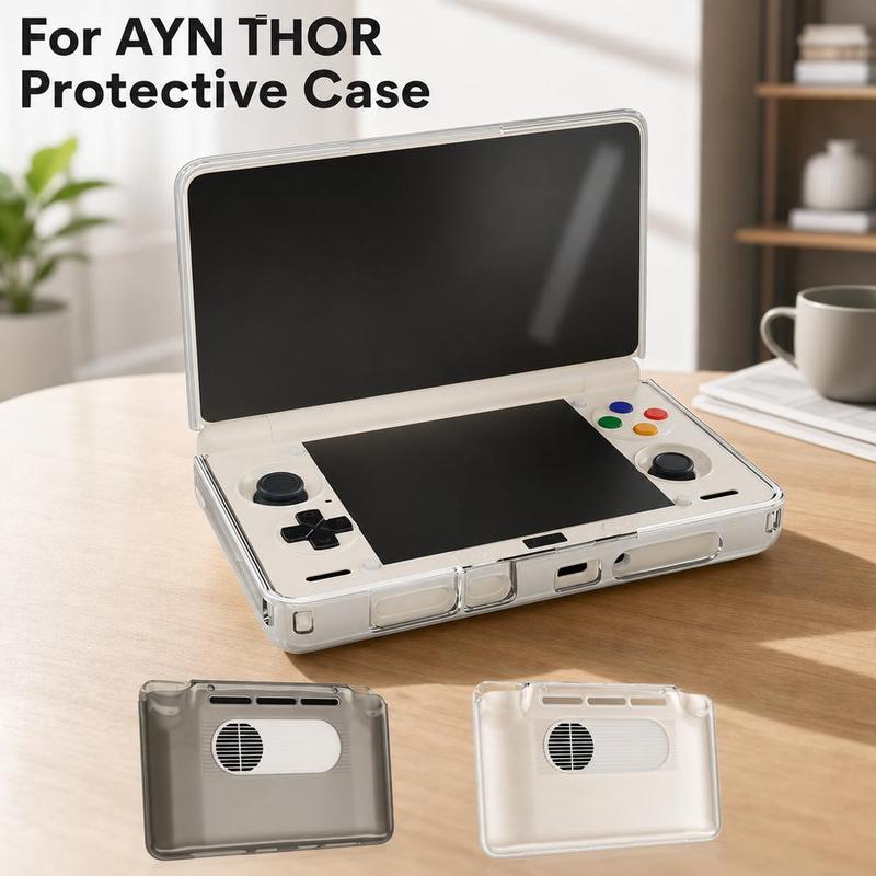 For AYN Thor TPU Soft Protective Case Anti Slip Grip Cover Shockproof Handheld Game Console Accessories