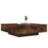 VidaXL Table basse chêne fumé 100x100x31 cm bois d'ingénierie 836599