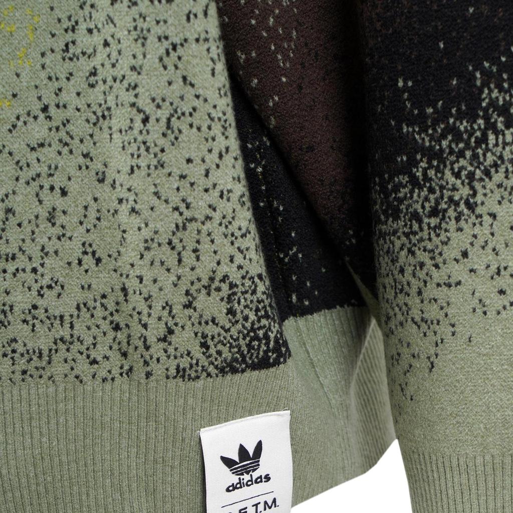 adidas X SFTM вязаный свитер зеленый унисекс топы JI9643