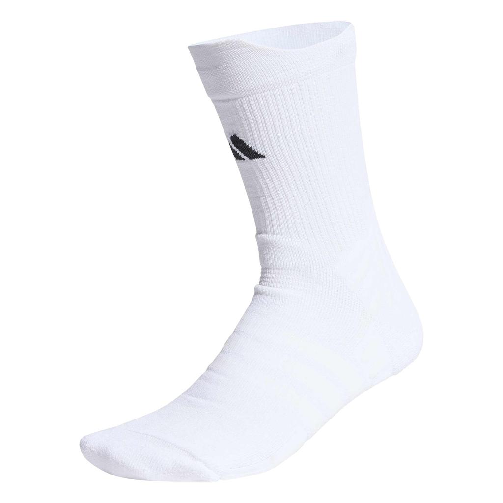 Adidas Tennis Crew Unisex Size M Socks, Adult, CH260, White/Black (KA0075),