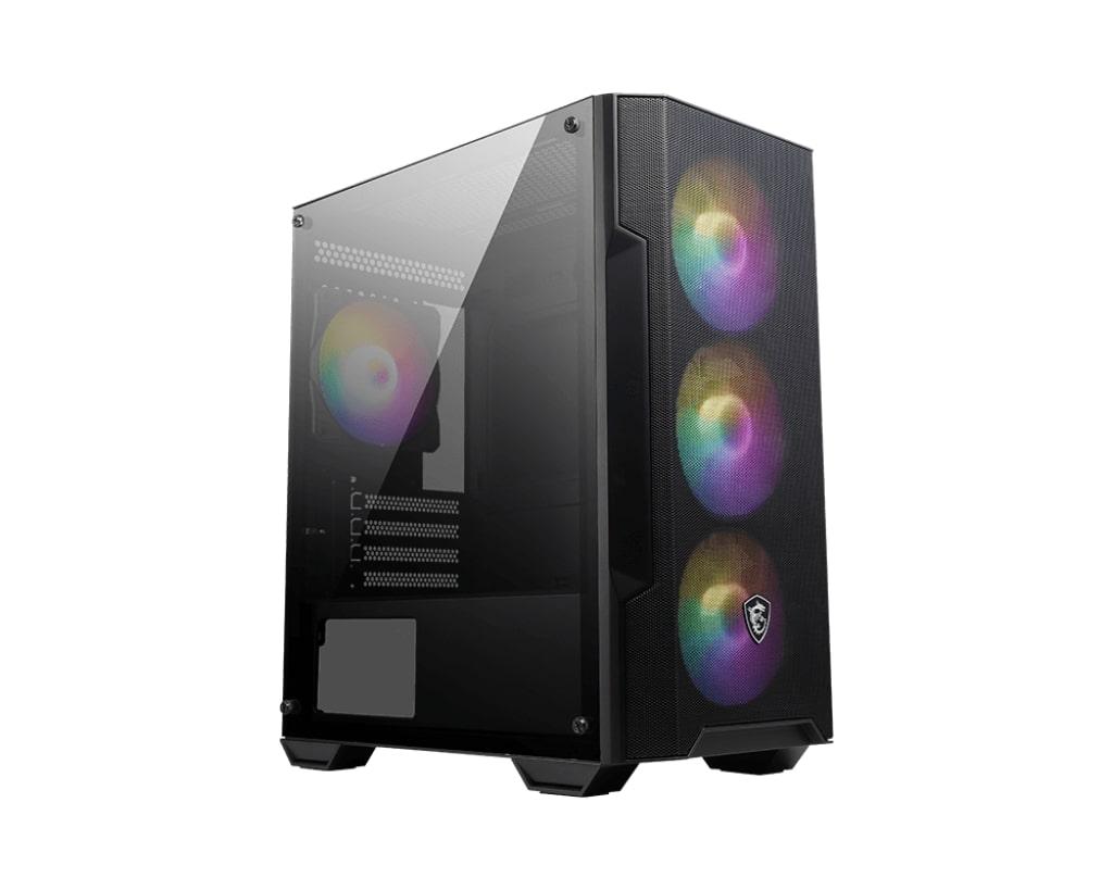 MSI PC Case MAG FORGE M100A Black Micro ATX Tower Power supply included No