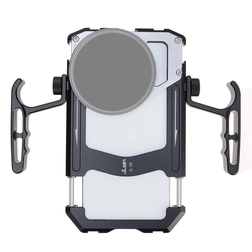 Универсальный комплект для видеосъемки смартфона с двумя ручками, металлическая клетка для телефона, портативное видео для телефона