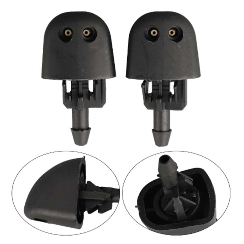 Форсунки омывателя переднего стекла для Renault Clio Mk2 7700413545 Пара стеклоочистителей Форсунка омывателя переднего стекла Струйный распылитель Автомобильные аксессуары