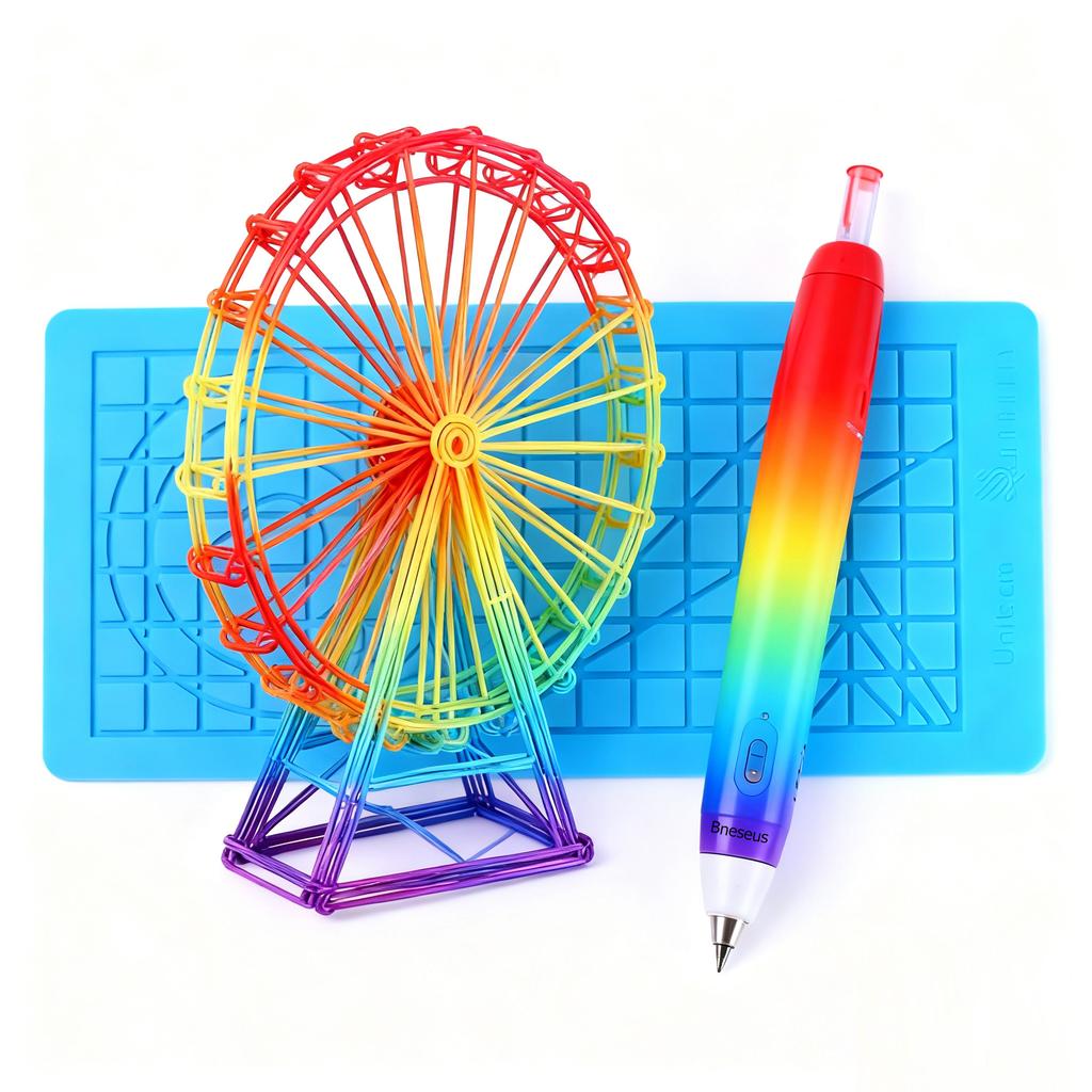 3D-ручка для рисования Силиконовый коврик DIY С 2 защитными накладками на пальцы Шаблон Инструмент для рисования Силиконовая подкладка Инструменты для рисования для детей Взрослых