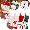 Santa Christmas Socks Hanging Ornament Candy Bag Holiday Supplies Christmas Gift Bag  Party