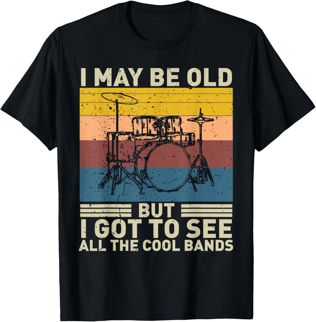 I May Be Old But I Got To See All The Cool Bands Grandpa Men Gift Unisex T-Shirt