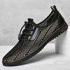 Fashion Men's Breathable Mesh Casual Men Shoes High Quality Fashion Summer Flats Hollow Out Breathable Soft Man Sneakers Plus Size 36-46
