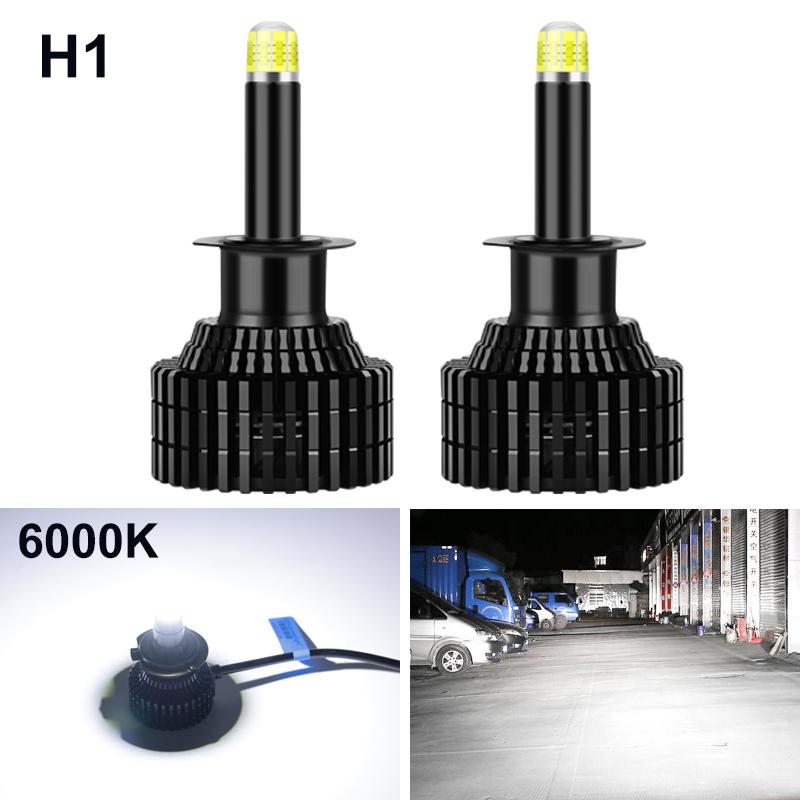 2Pcs 8-Sides 20000LM 3D H7 LED Canbus 360° H1 H3 HB3 HB4 9012 Hir2 Led H11 H8 9006 9005 Car Headlight Bulb Fog Lamp For Auto 12V